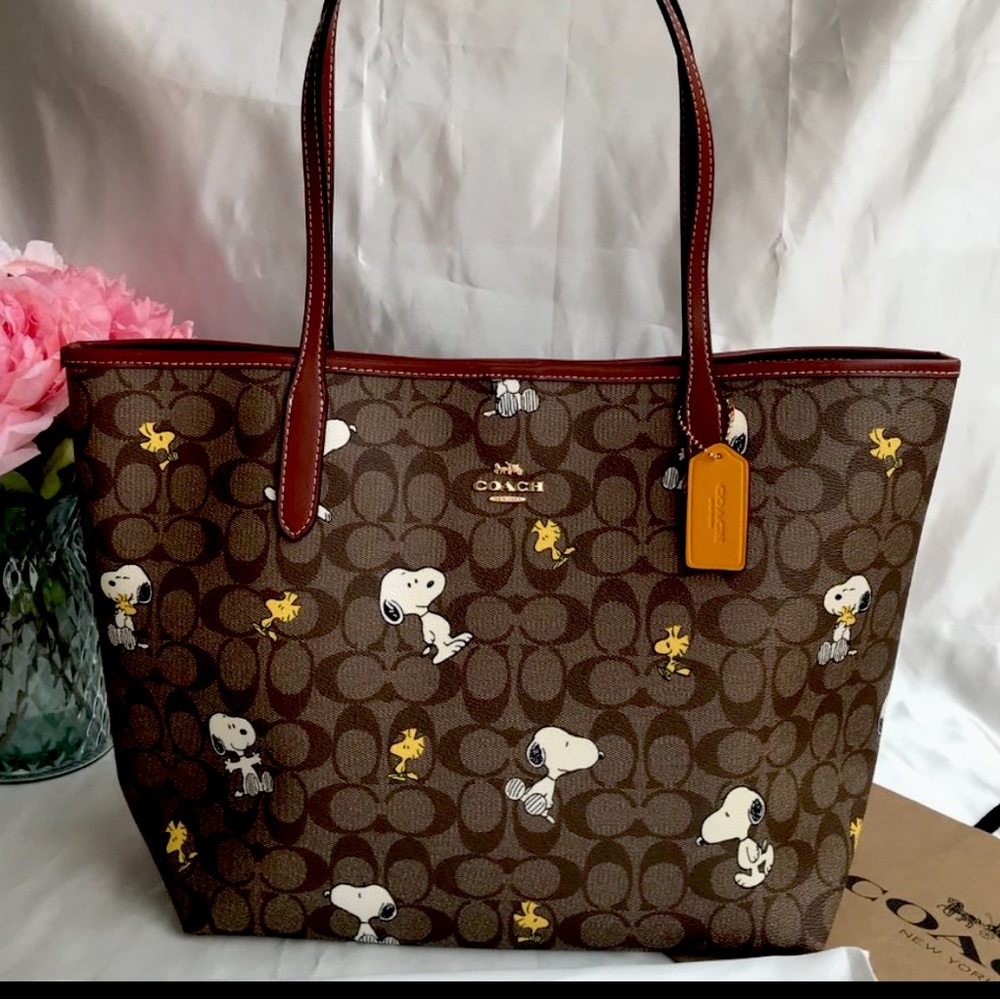 ✨BRAND NEW✨ coach x peanuts tote bag
